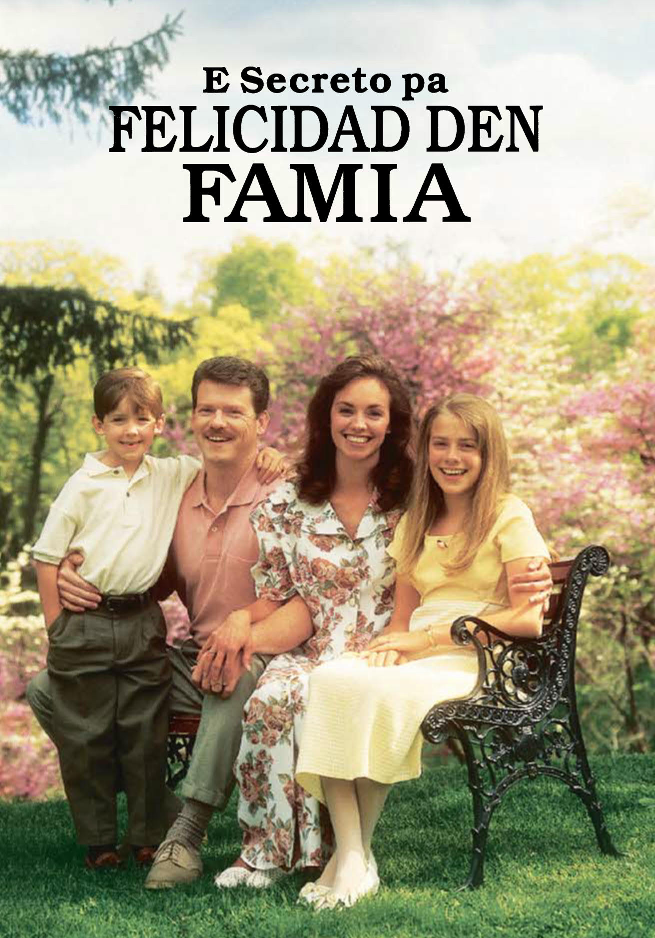 Portada di e Buki  E Secreto pa Felicidad den Famia