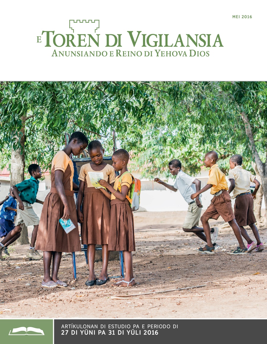 Edishon di Estudio di e Toren di Vigilansia, Mei 2016