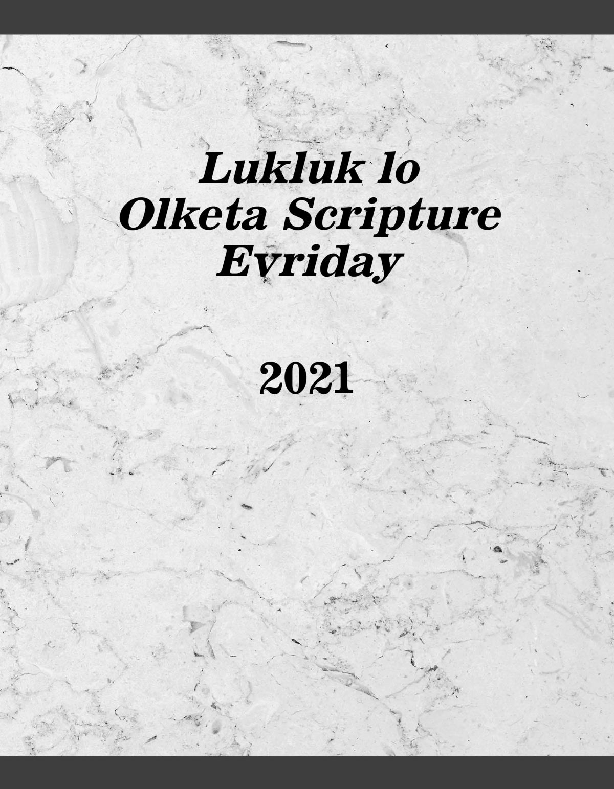 Lukluk lo Olketa Scripture Evriday​—2021