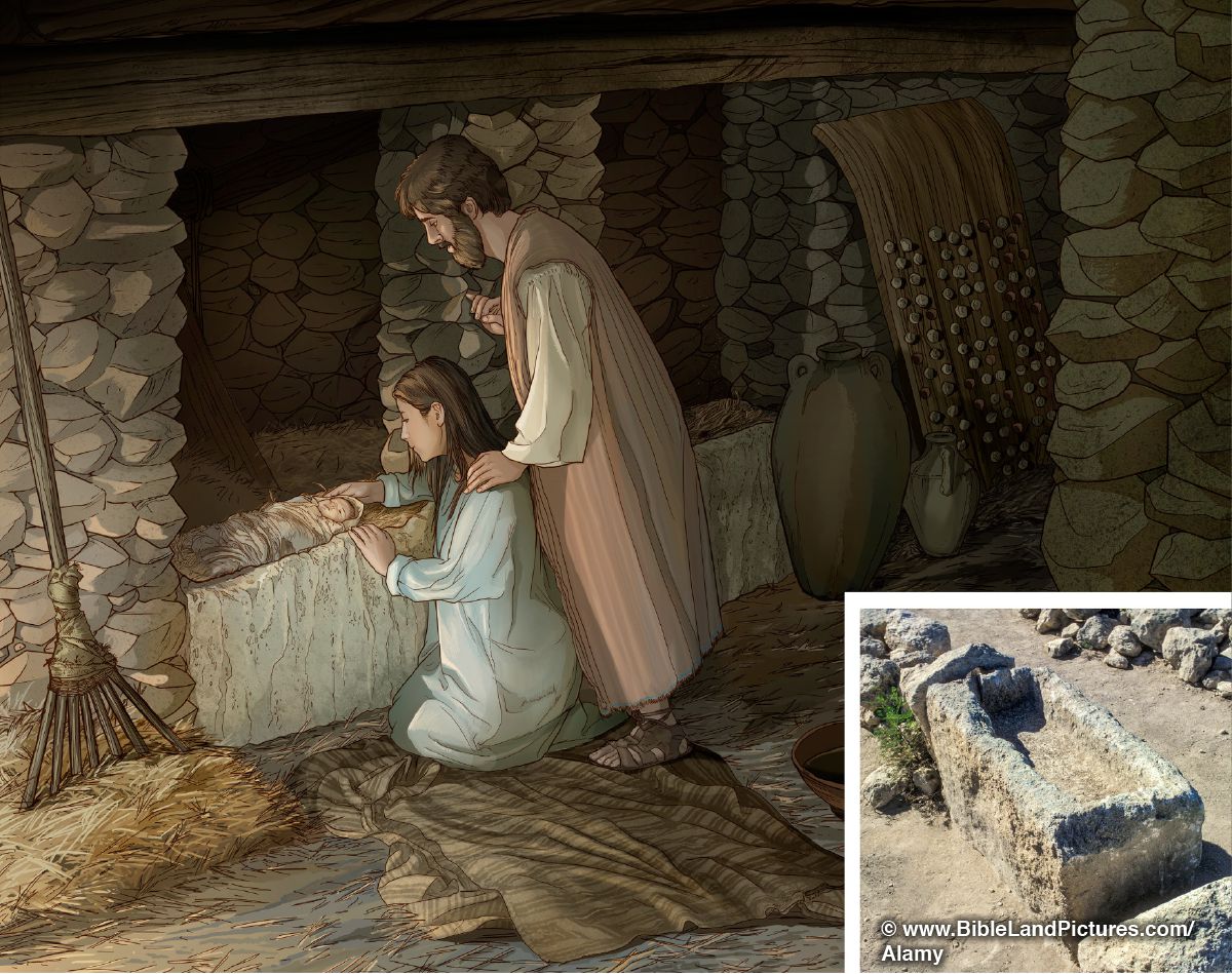 Jezus w żłobie