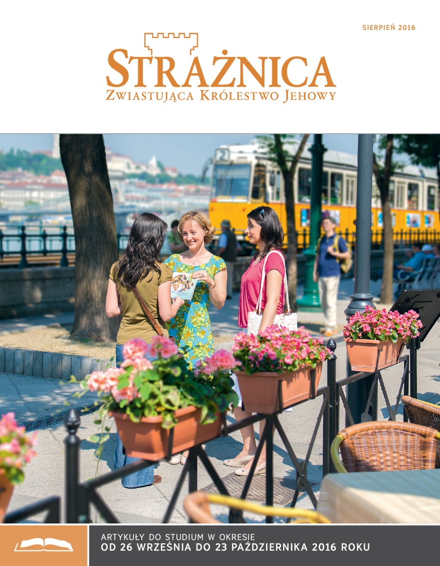 Strażnica do studium — sierpień 2016