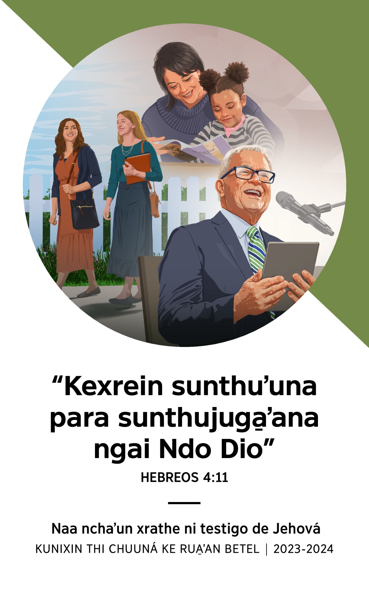 Naa nchaʼun xrathe ni testigo de Jehová 2023-2024 (kunixin thi chuuná ke rua̱ʼan Betel).