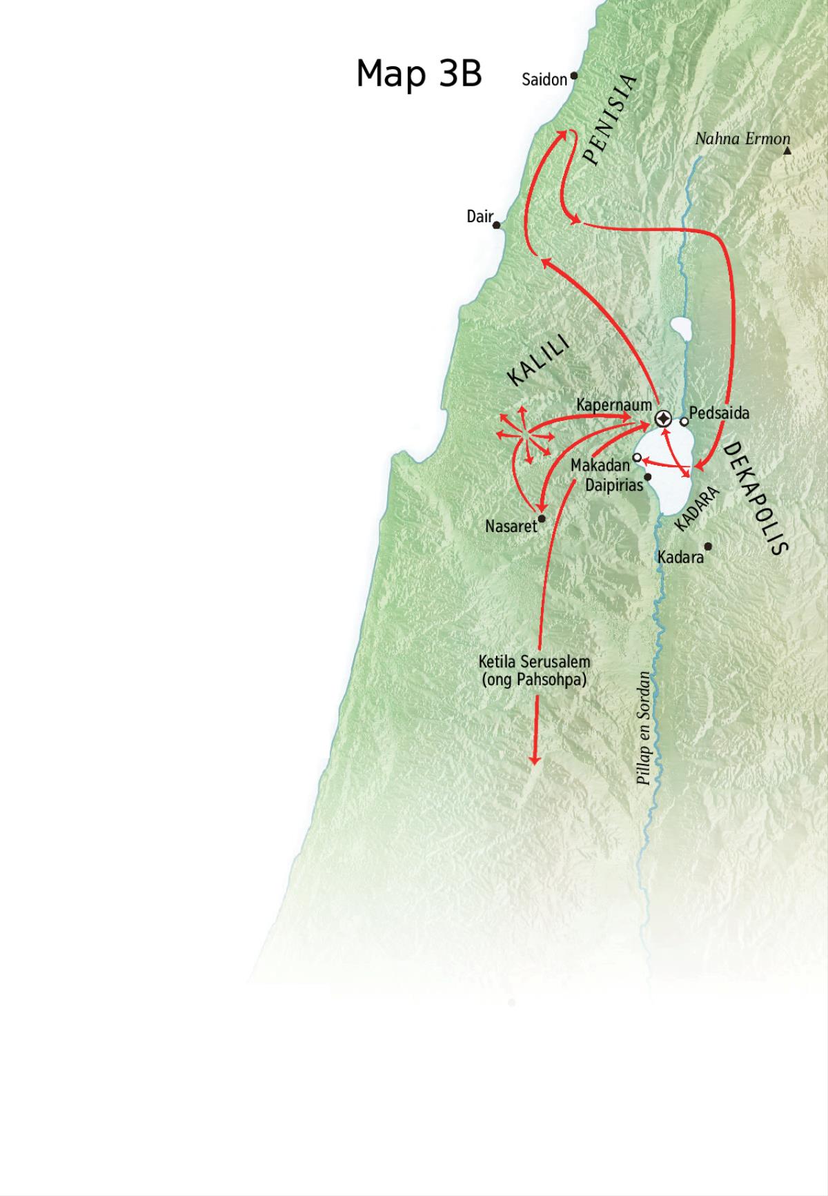 Map en wasa kan me pid sapwellimen Sises doadoahk en kalohk limwahn Kalili, Penisia, oh Dekapolis