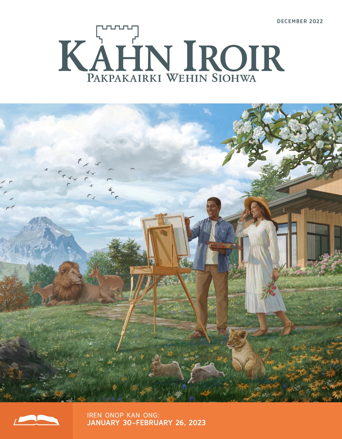 Onop en Kahn Iroir, December 2022.