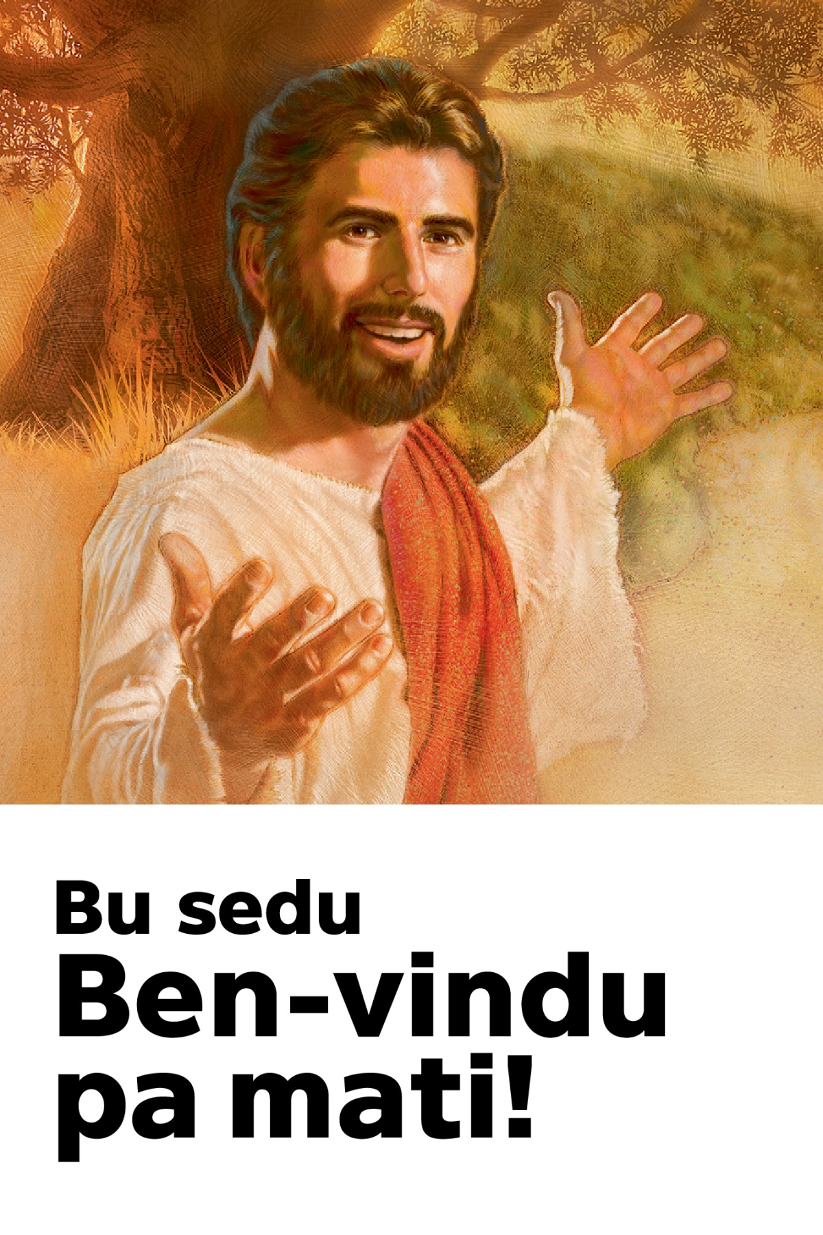 Un konviti di Komemorason di mortu di Jesus ku tene tema: ‘Bu sedu Ben-vindu pa mati!’