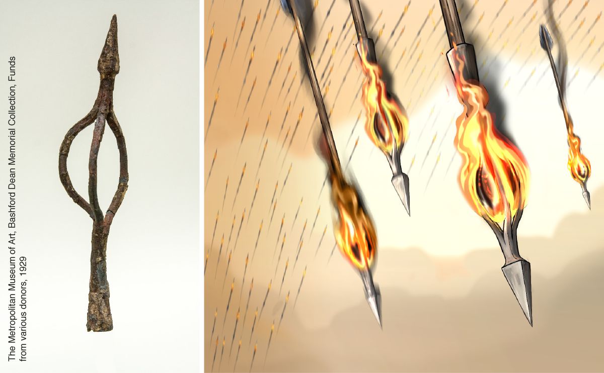 Flechas ardentes