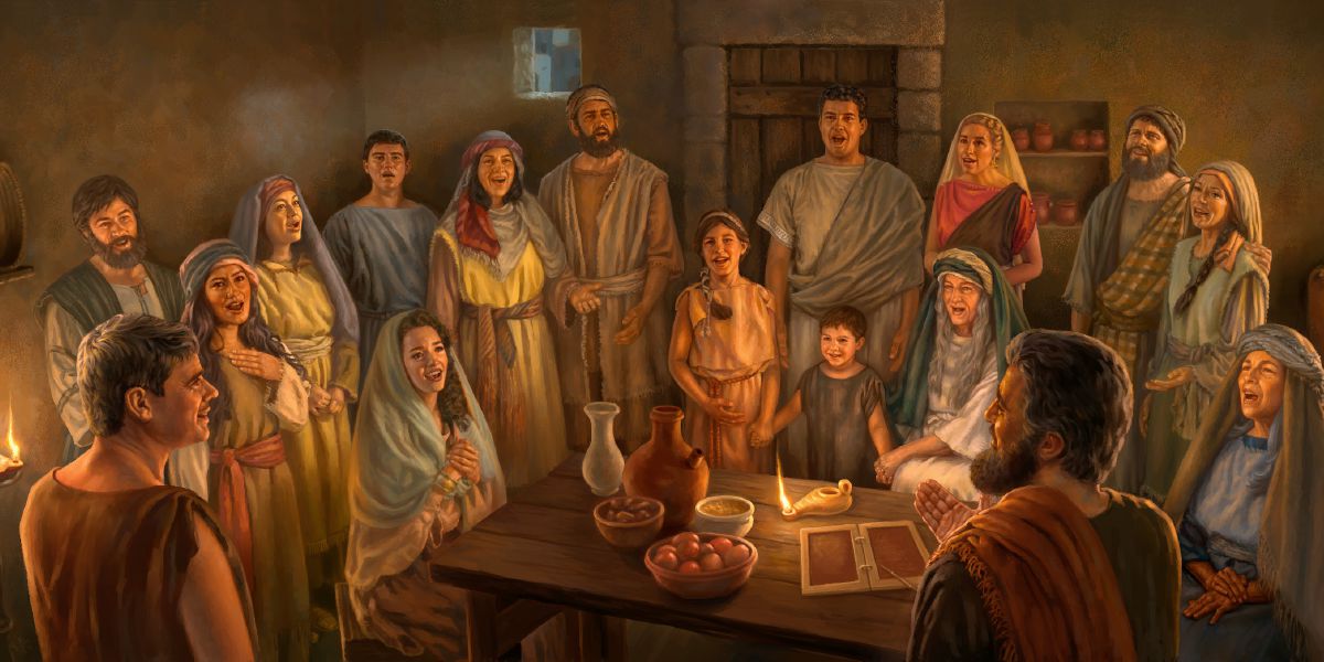 Cristãos em Colossos cantam louvores a Jeová