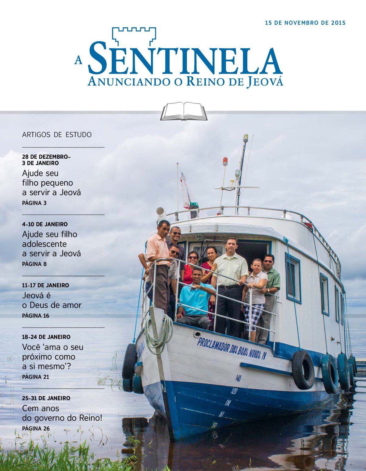 Capa da Edição de Estudo de A Sentinela, 15 de novembro de 2015