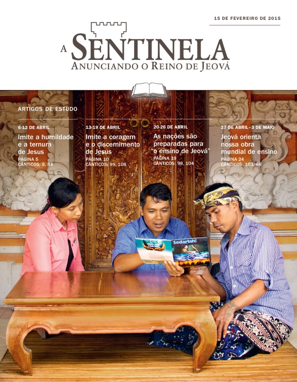 Capa da Edição de Estudo de A Sentinela, 15 de fevereiro de 2015