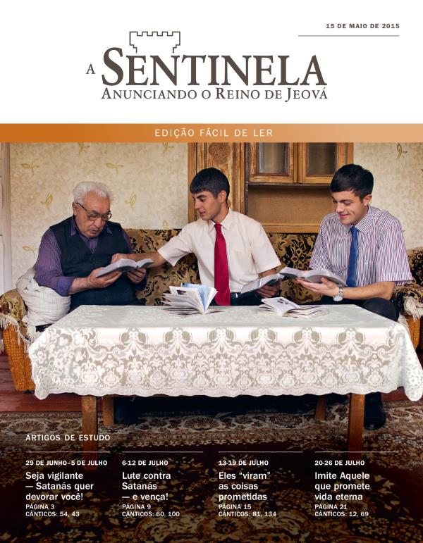 Edição Fácil de Ler da Sentinela de 15 de maio de 2015