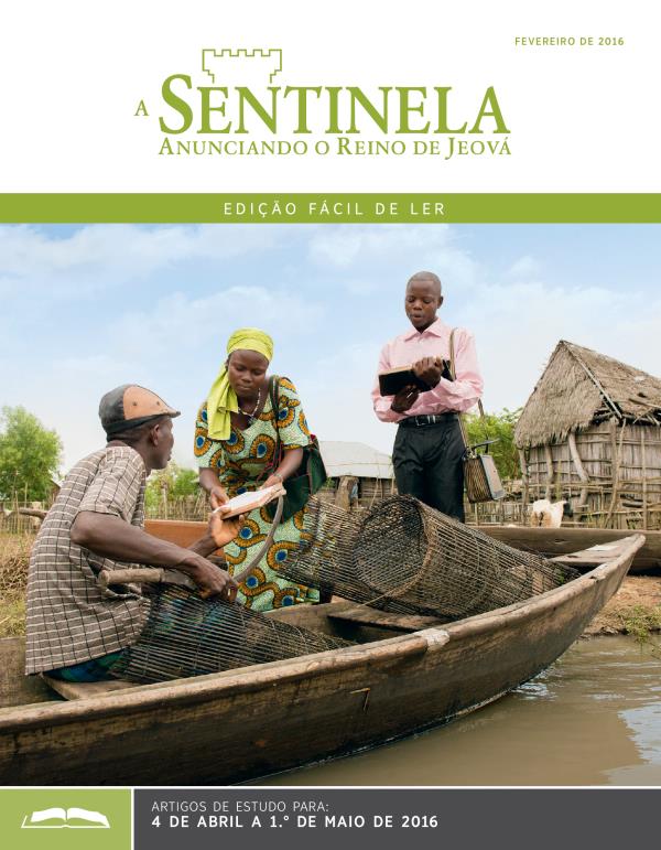 A Sentinela, Edição Fácil de Ler, fevereiro de 2016
