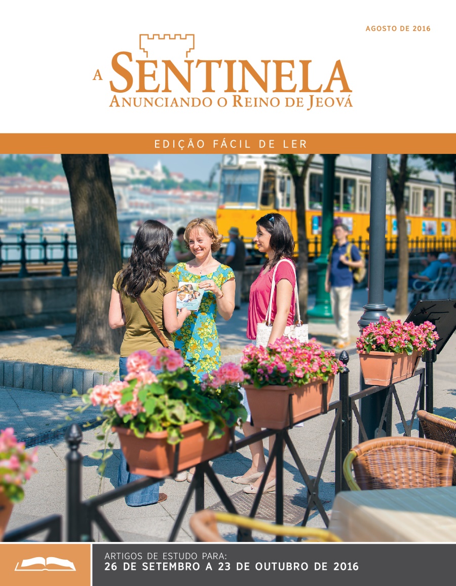 A Sentinela, Edição Fácil de Ler, agosto de 2016