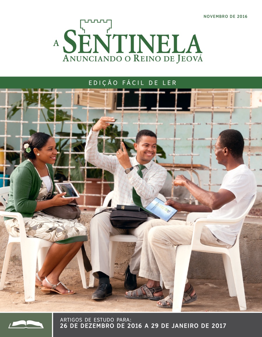 A Sentinela, Edição Fácil de Ler, novembro de 2016