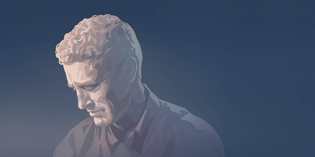 Un hombre con pensamientos suicidas