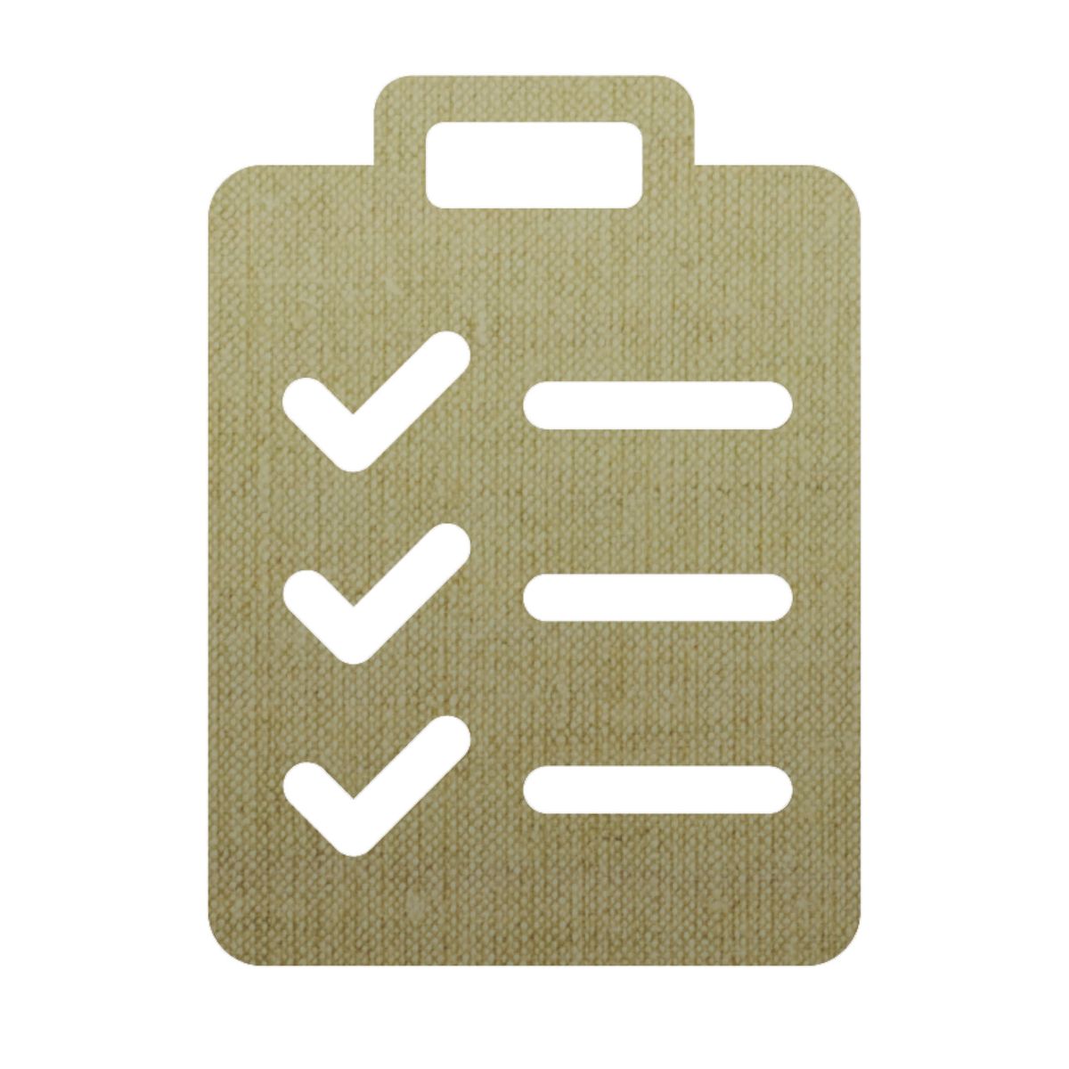 Un dibujo de una lista de tareas o “checklist”.