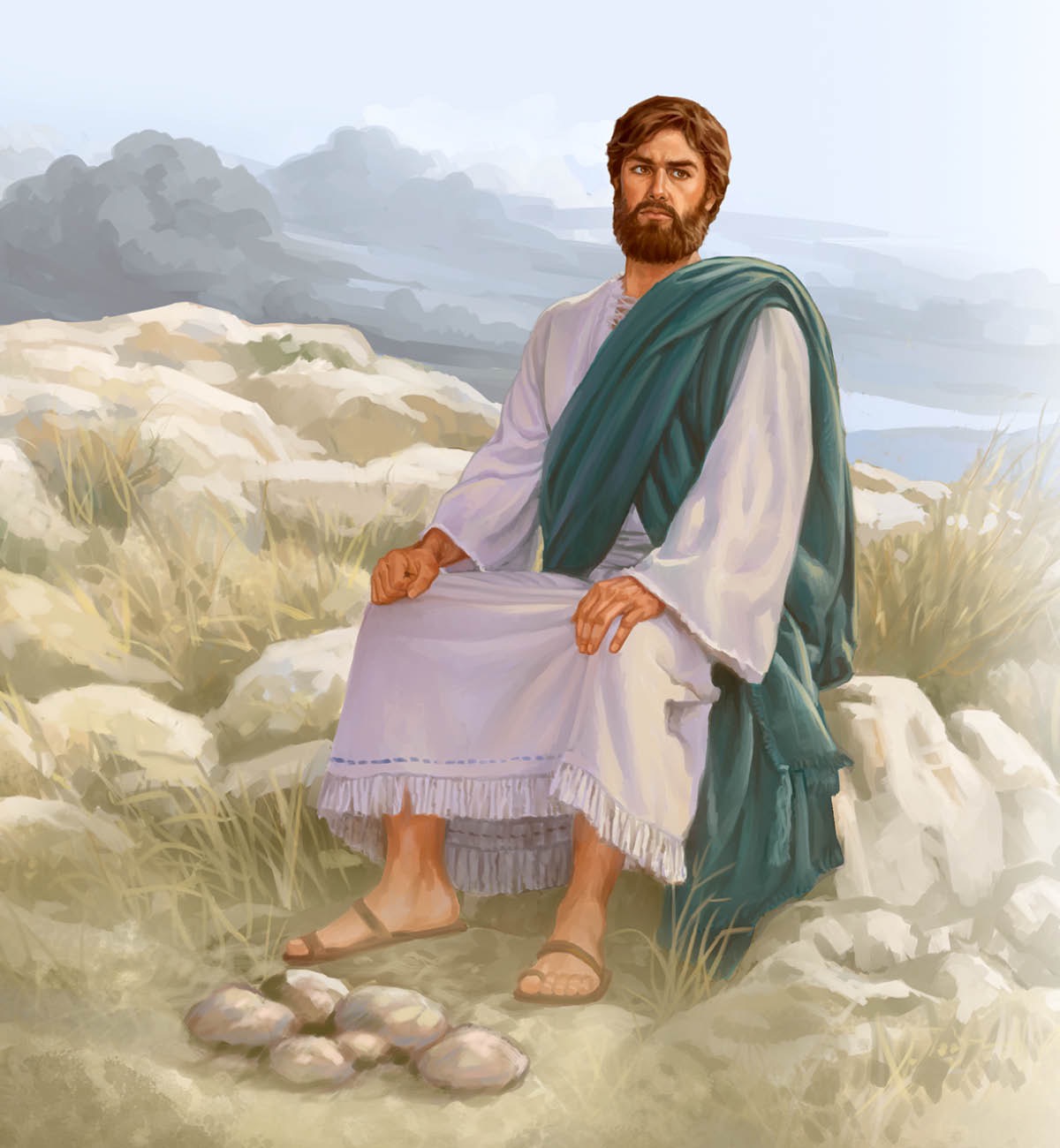 Jesús rechaza la tentación de convertir unas piedras en panes