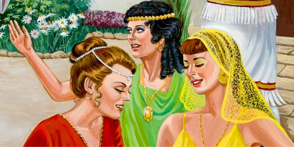 Tres muchachas de Canaán
