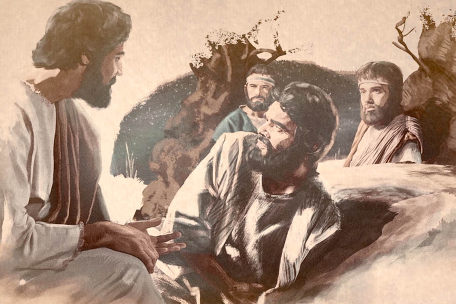 Apostolninkunata punukashqata tarirpis Jesusqa shumaqmi tratëkan