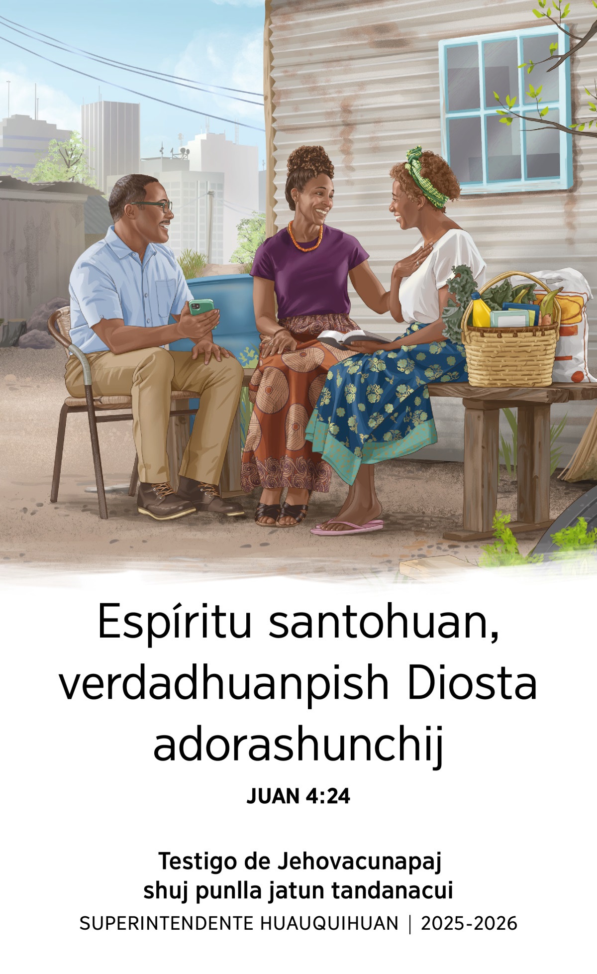 Jatun ciudadpimi shuj panica humilde huasipi causan. Shuj cusa huarmica micunatapish, minishtishca cosascunatapish apashpami paitaca Bibliahuan cushichicun.
