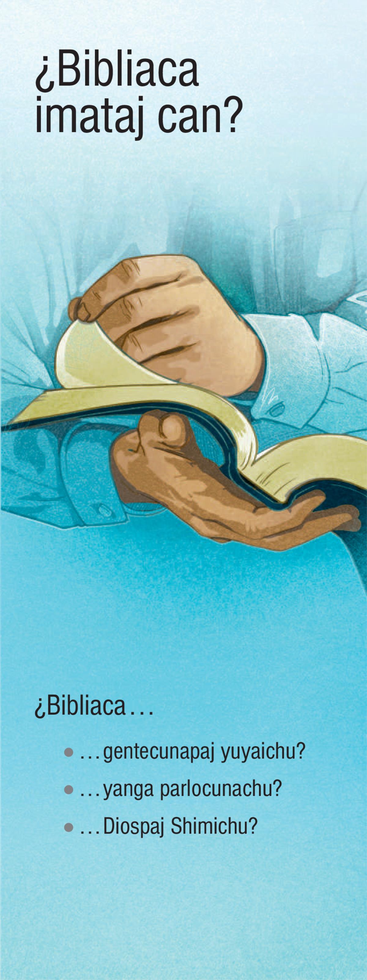 ¿Bibliaca imataj can?