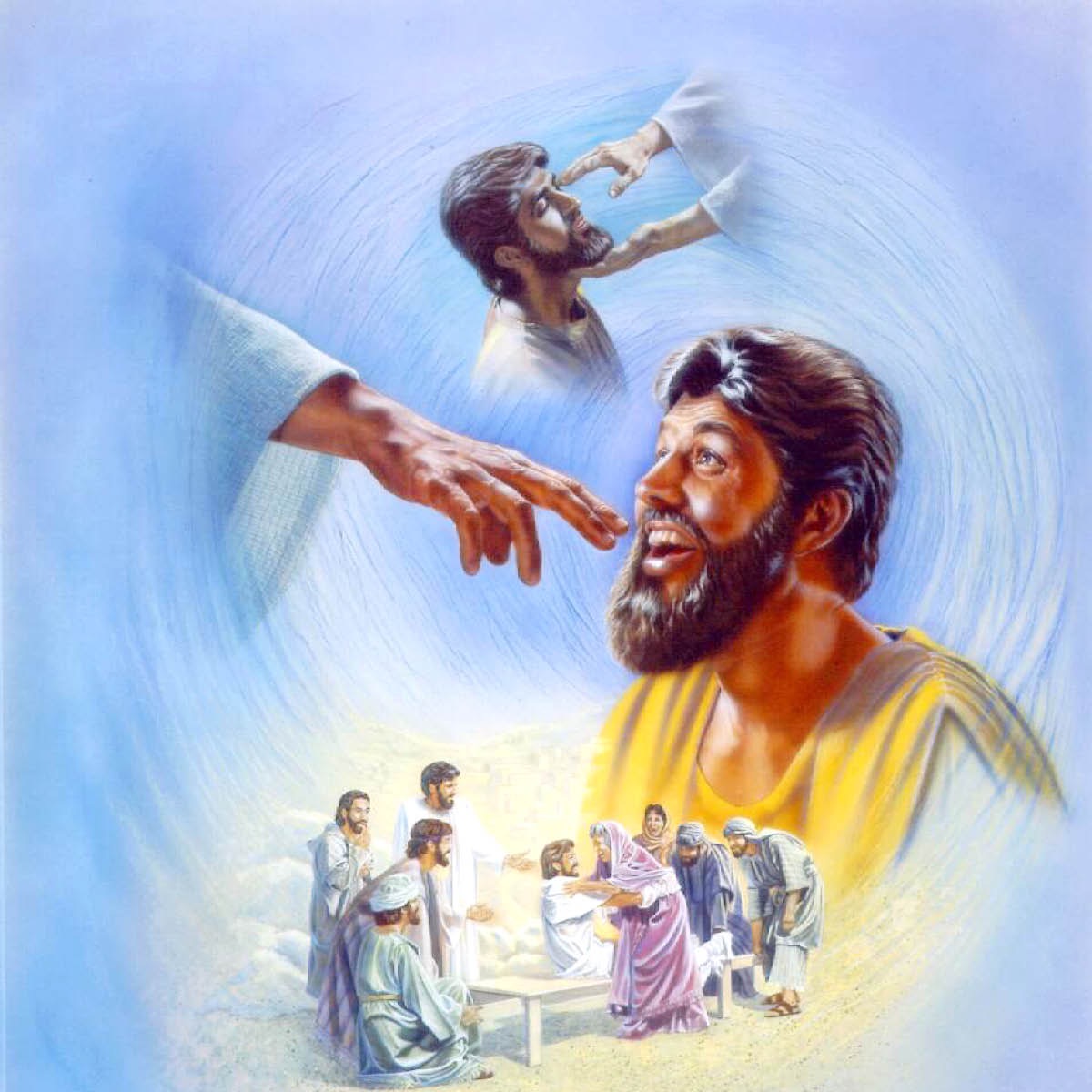 Jesusqa runakunata munakusqanraykun ñausakunata, upakunatapas qhaliyachirqan, wañusqakunatapas kausarichirqan