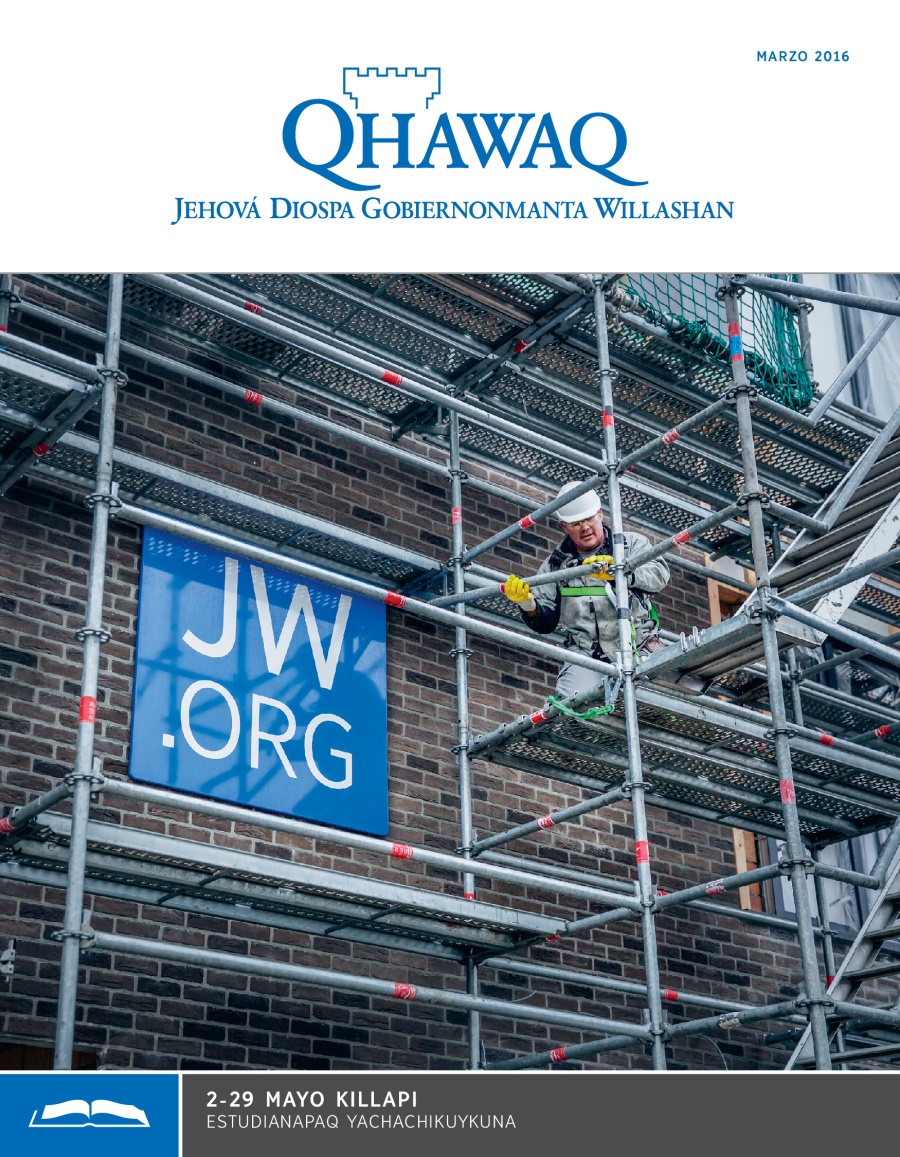 Wijnegem llaqtapin juj juñunakuna wasipi letrero kashan JW.ORG nisqa (Bélgica)