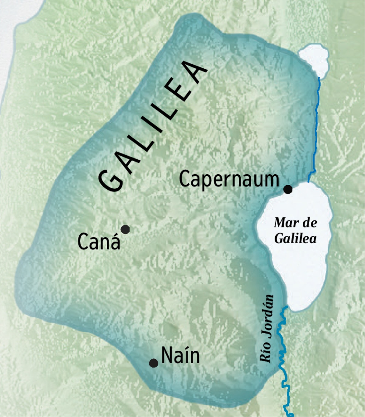 Galilea llactapa mapa