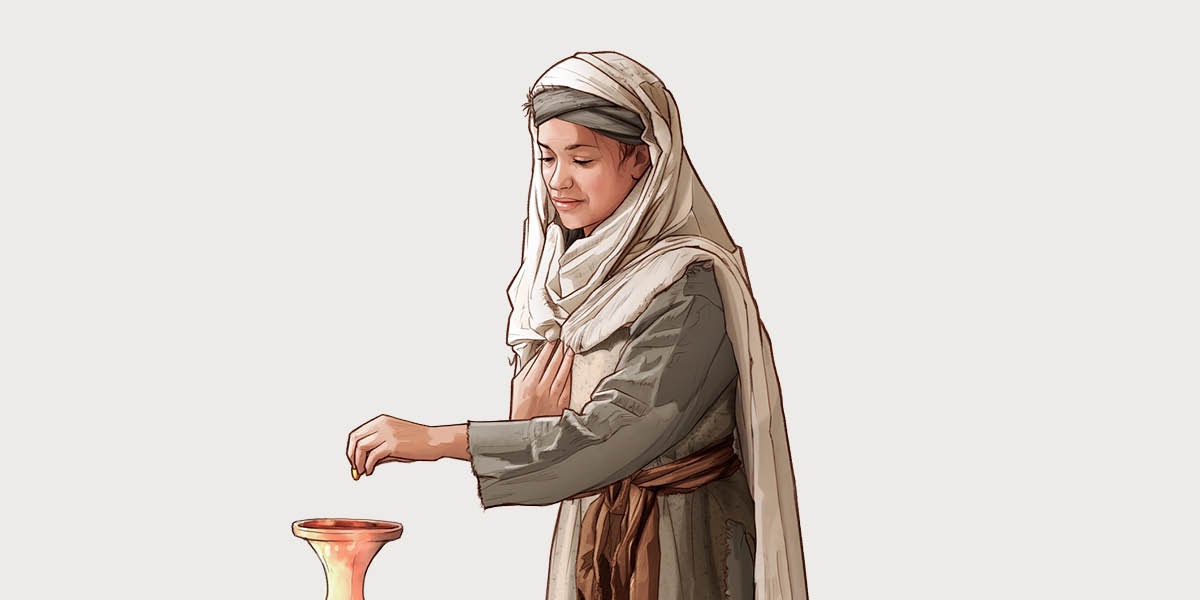 Diosman imagutapash carashpa churana cajonbimi shuj viuda huarmigu ishcai monedacunata churajun