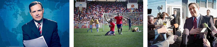 Shuj runami noticiata villajun, shujcunaca futbolta pugllanajun, shuj político runapash