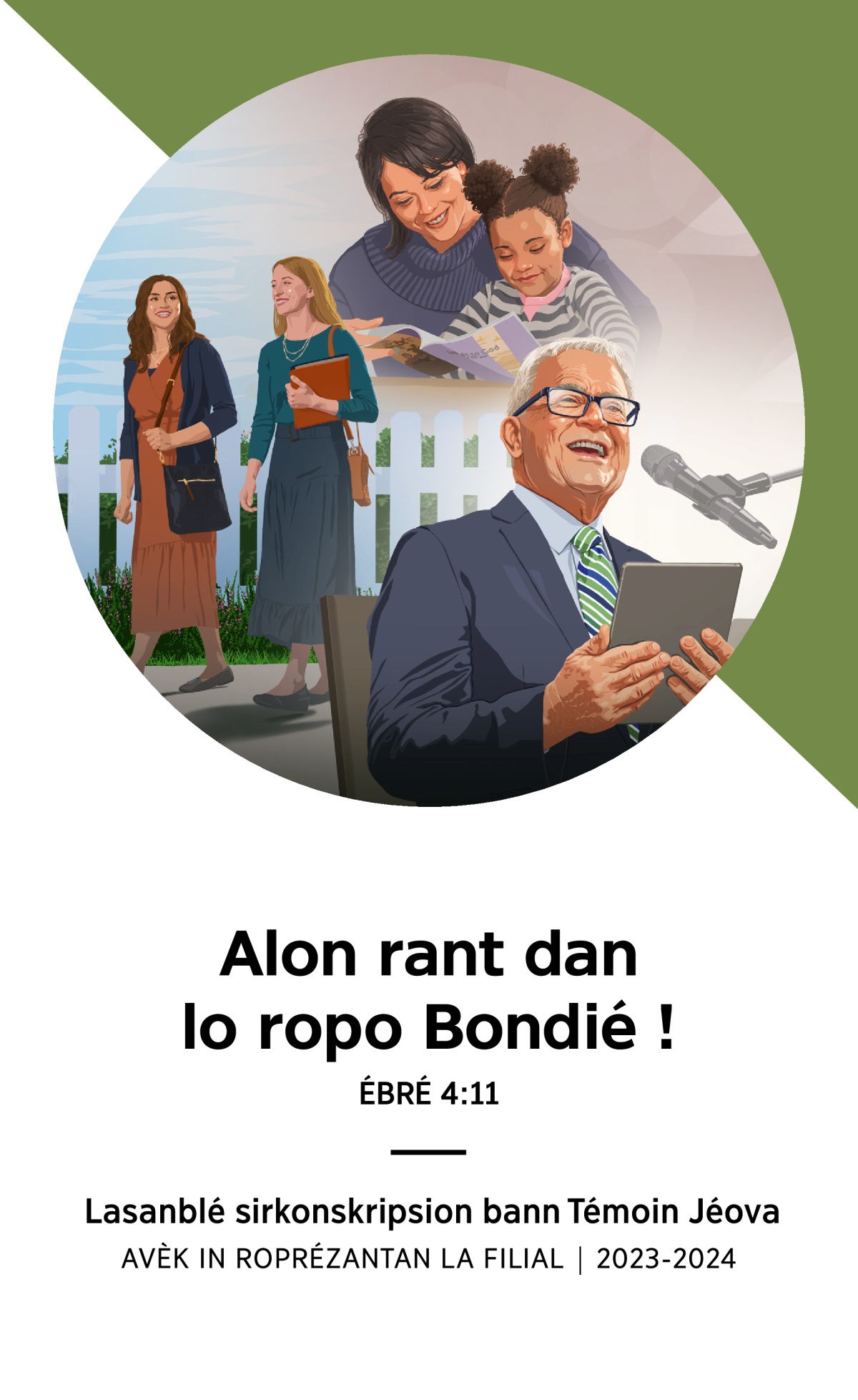 Program lasanblé sirkonskripsion 2023-2024 avèk in roprézantan la filial.