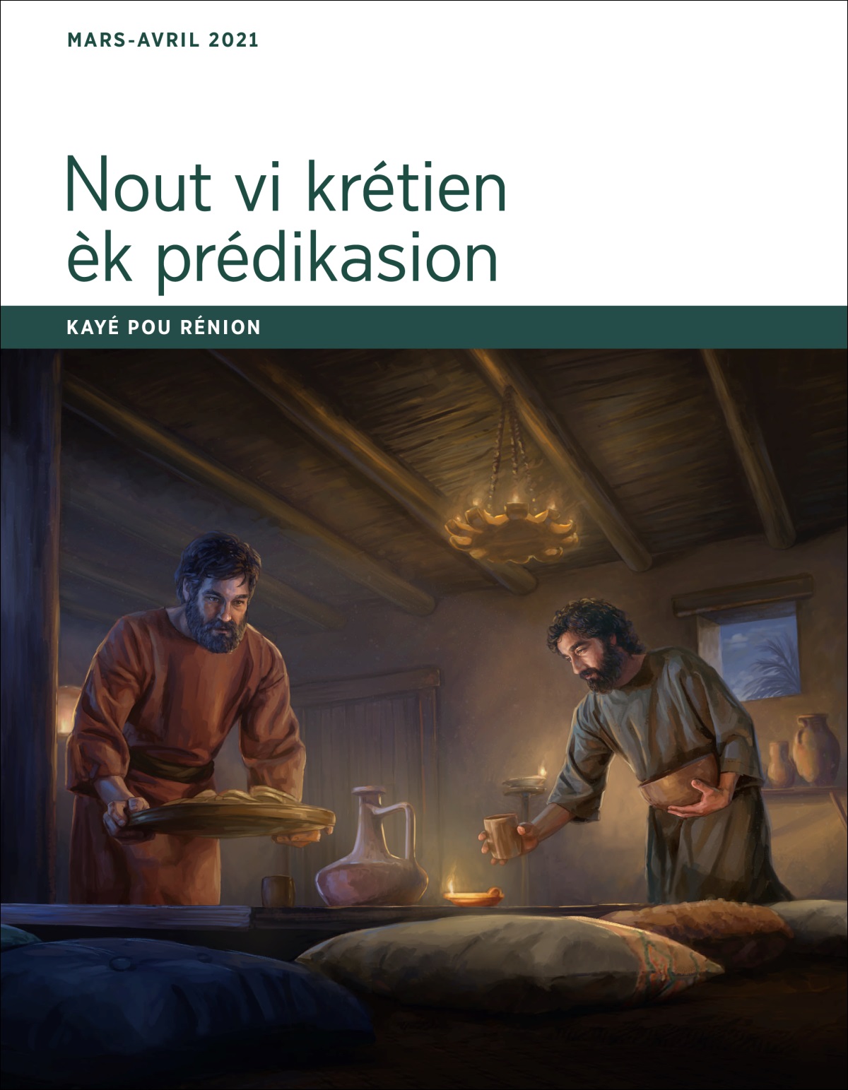 Kayé pou rénion Nout vi krétien èk prédikasion, mars-avril 2021.