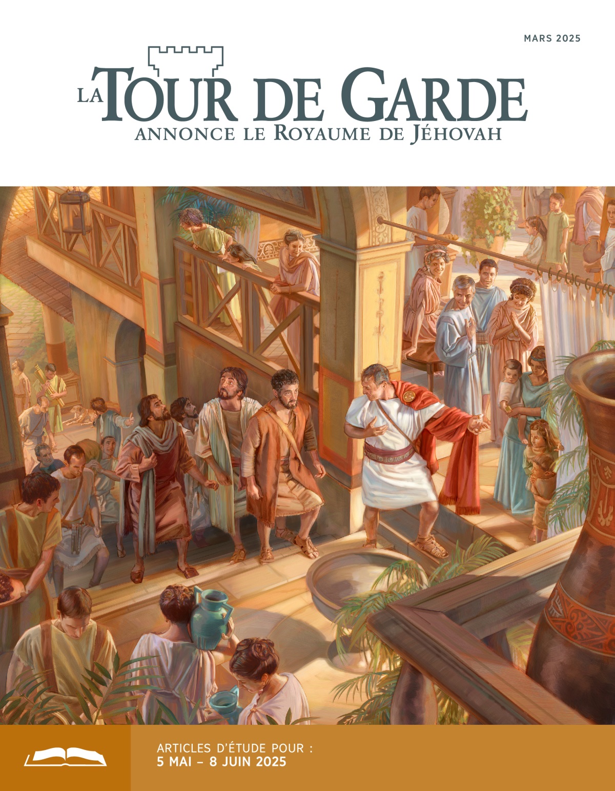 Corneille conduit Pierre et ses compagnons à une pièce à l’étage de sa maison.
