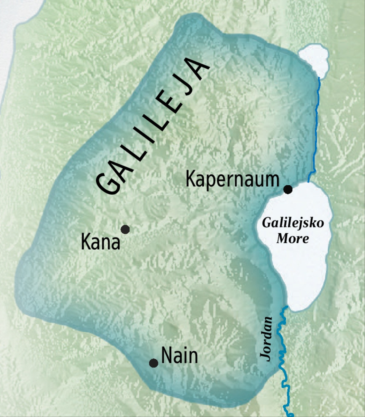 Karta tari Galilea