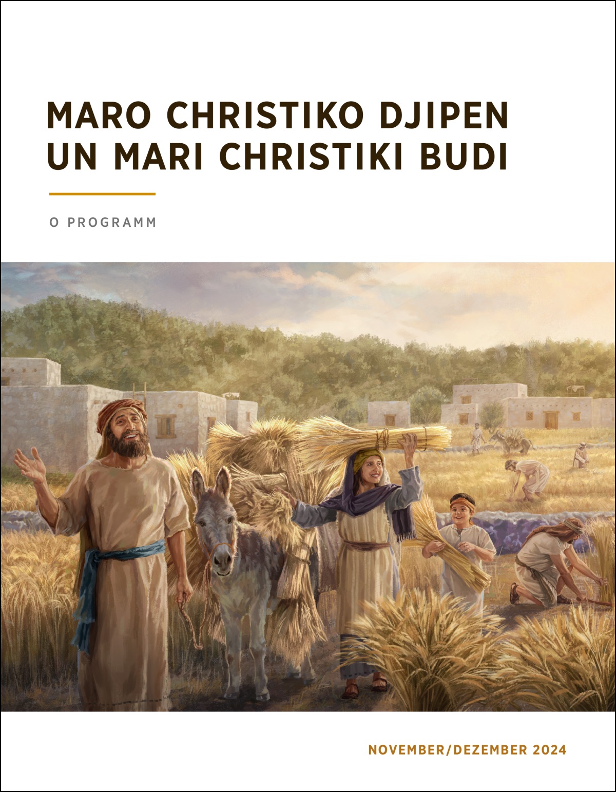Israelitarja, kai budrenn i bachtjah ap i felda. Jon lan bud chapen.