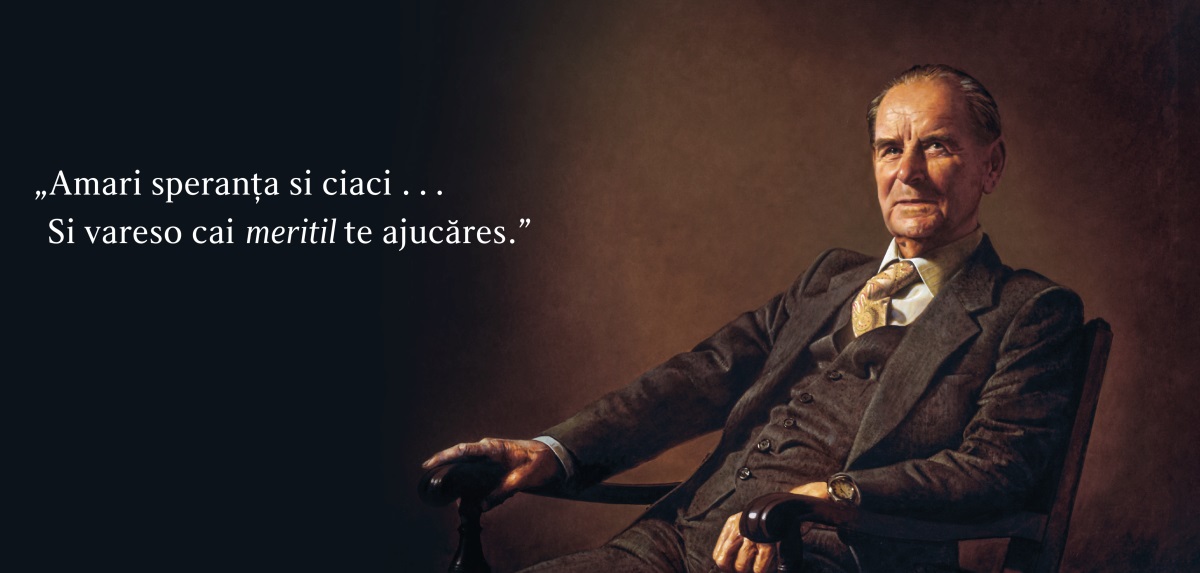 O phral Frederick Franz. Pașa leste si o citato: „Amari speranța si ciaci . . . Si vareso cai meritil te ajucăres.”