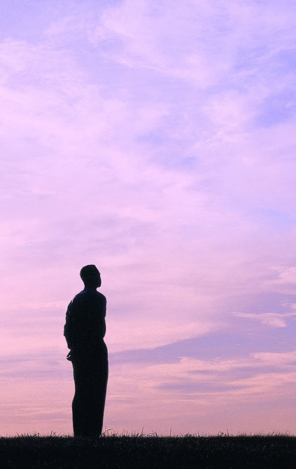 A Christian brother meditating on his relationship with Jehovah God
