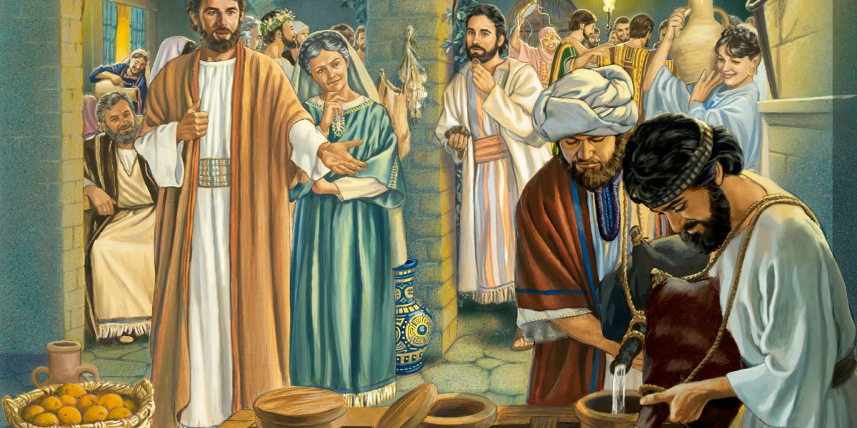 Ku musambu wa uruw wasadika mu Kana, Yesu uyilejin atushalapol izwisha mem mu ansab
