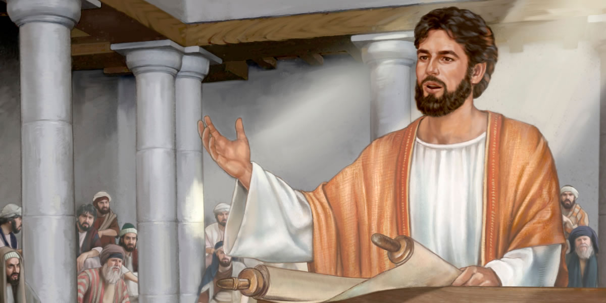 Yesu wiminy mu sinagog ni utangin muvungur wa Isay