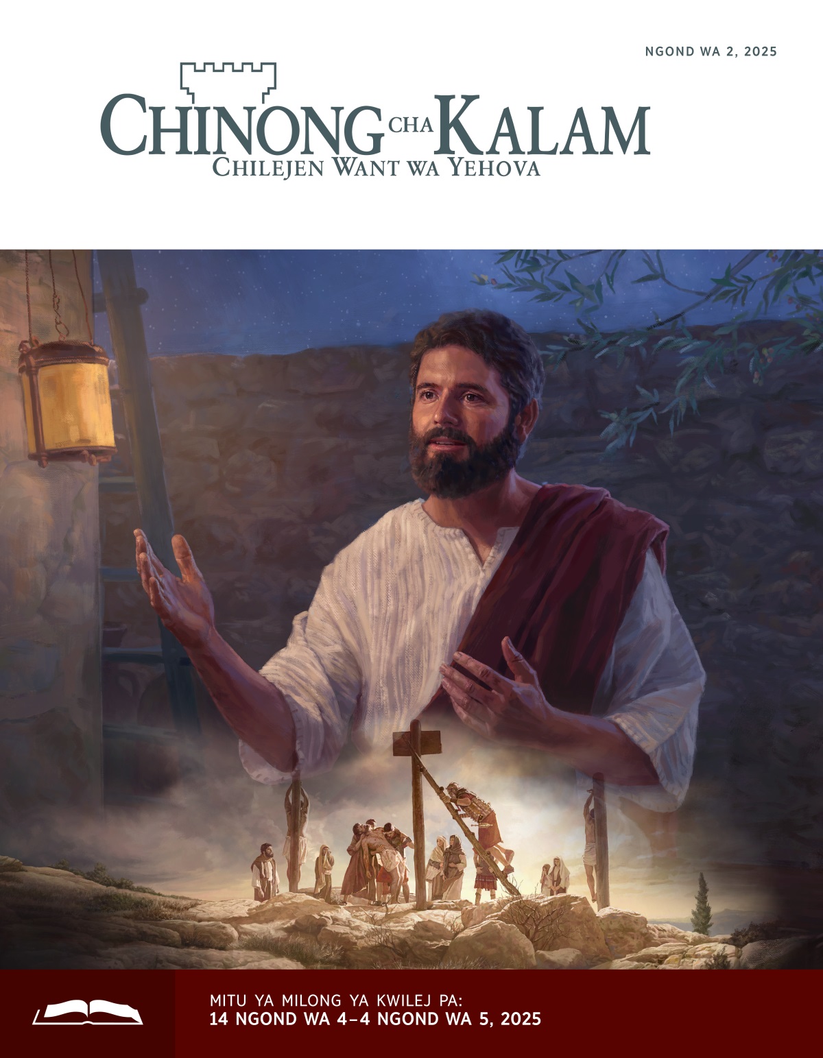 Yipich: 1. Uchuku, Yesu ukat kulond. 2. Mujimbu wa Yesu audosh kal pa mutond wa mar kud amasalay in Rom.