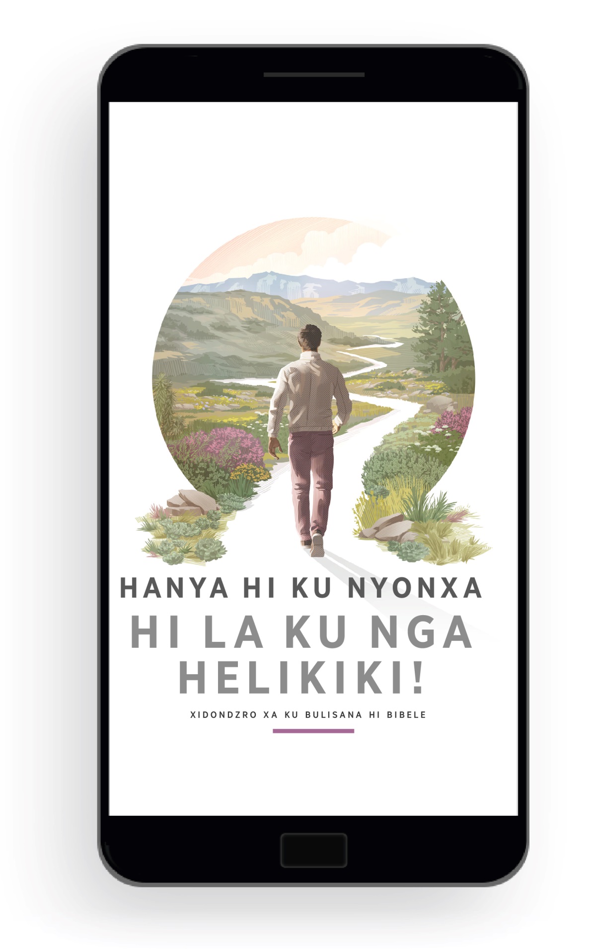 Hanya Hi Ku Nyonxa Hi La Ku Nga Helikiki!​—Xidondzro  Xa Ku Bulisana Hi Bibele. Wanuna lweyi a fambaka ka ndlela ya ku djikadjika, leyi nga ni swimilwa swa ku xonga, switsrunga ni tinhava.