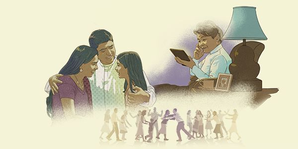 Семья и вдова нашли утешение в надежде на воскресение