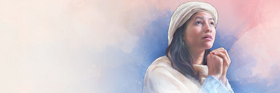 Анна молится