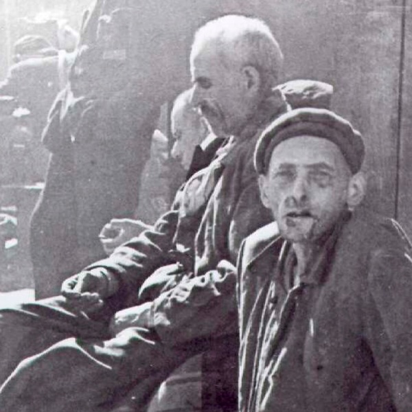 Голодающий узник концлагеря