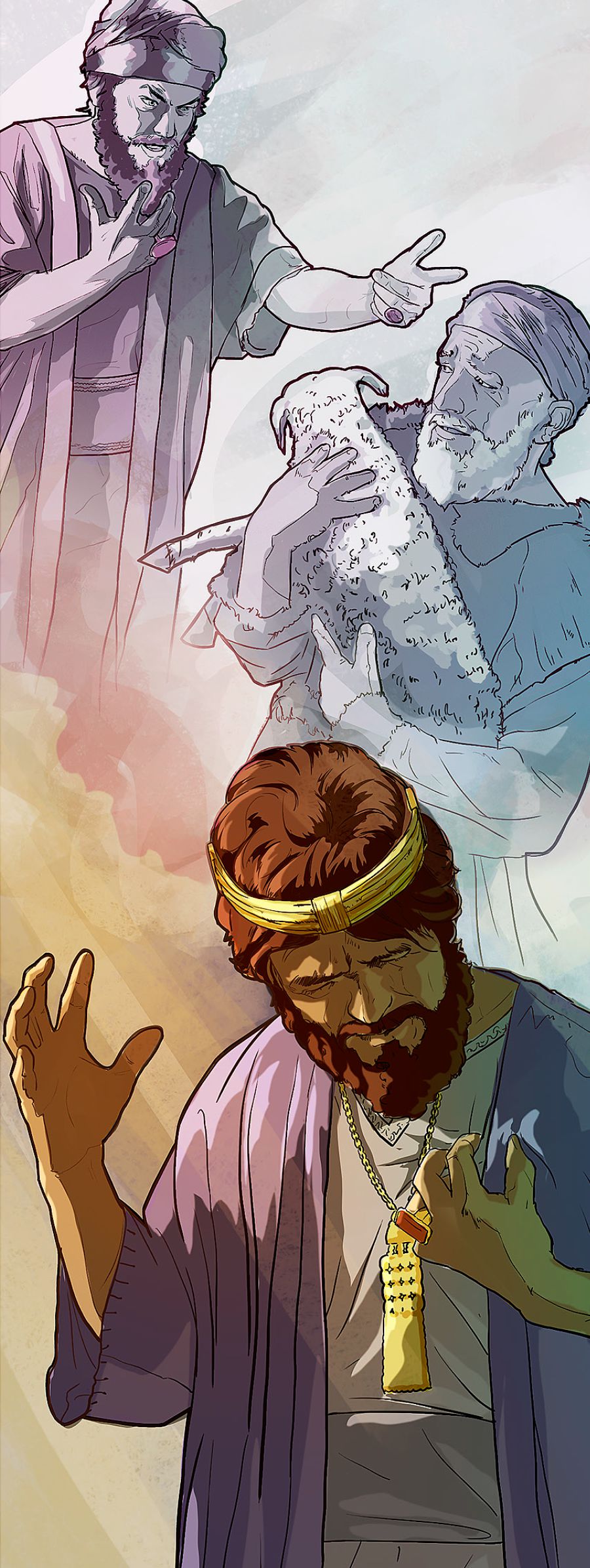 Dawidi ariyagiriza cane aho yumviye ikigereranyo c’umutunzi yatwaye akagazi k’umukene