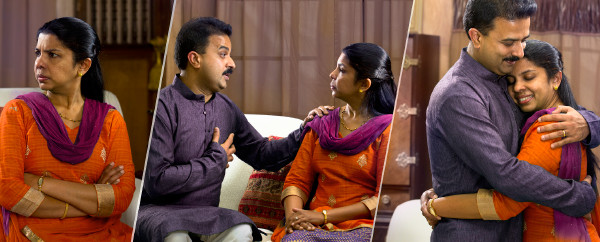 1. Umugore yashavuriye umugabo wiwe; 2. Uwo mugabo ariko aramuyagisha amusaba ikigongwe; 3. Nya mugore arababariye umugabo wiwe