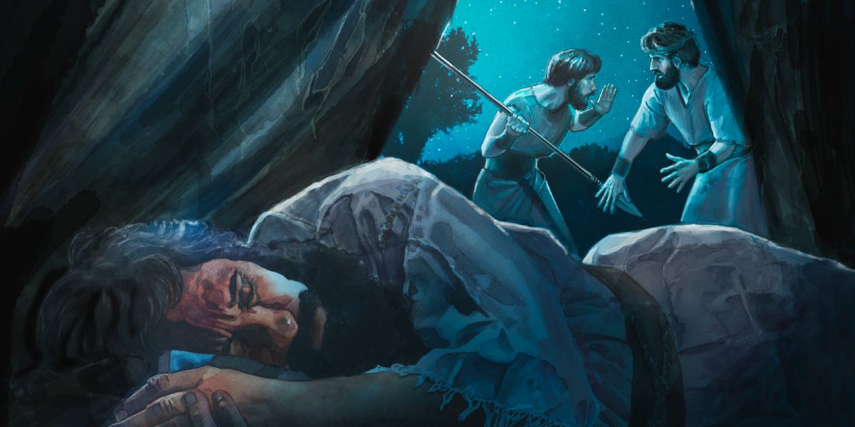 Dawidi ariko arabuza Abishayi gutobekeranya Umwami Sauli n’isi