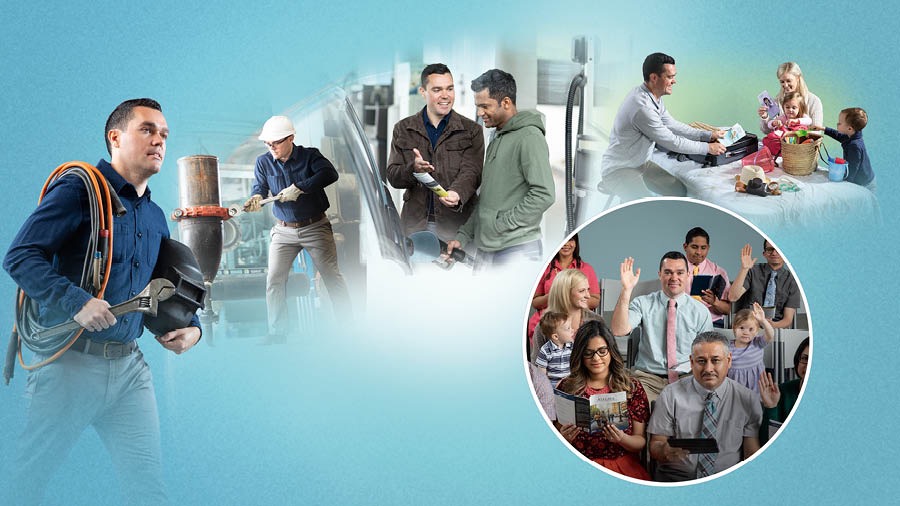 Serugo ariko arakora neza akazi k’umubiri, ariko arashinga intahe ari ku kazi, ariko arafasha umukenyezi wiwe gushira mw’isakoshi udupapuro tw’inkuru nziza, yitavye ikoraniro n’umuryango wiwe iyo bagiye mu karuhuko