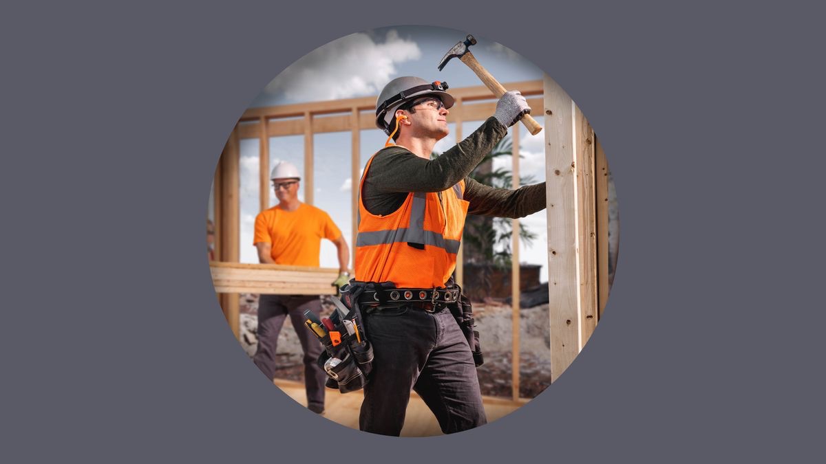 Umuvukanyi ari mu bwubatsi.