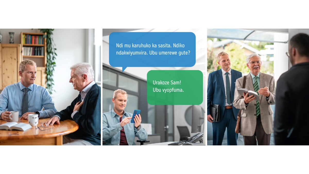 Udufoto: Umukurambere akiri muto ariko yerekana ko yitwararika umuvukanyi yitereye mu myaka bari kumwe mw’ishengero. Ivyo birerekanwa mu mafoto akurikira muri iki kigabane.