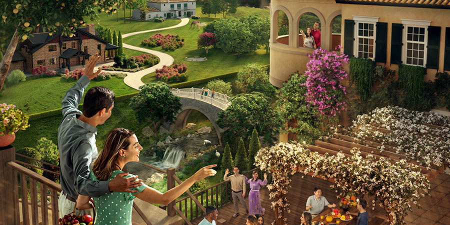 Umugabo n’umugore bibereye mw’Iparadizo, bariko bararamutsa abagenzi.